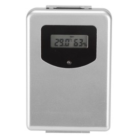 lyrlody Thermometer and Hygrometer, Professional Thermohygrometer with Sensor, Wireless Humidity and Temperature Meter, Portable, 433MHz RF, 10 x 6.8 x 2.2 cm