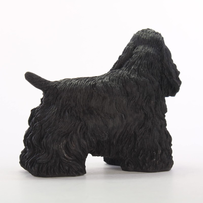 Black Cocker Spaniel Figurine