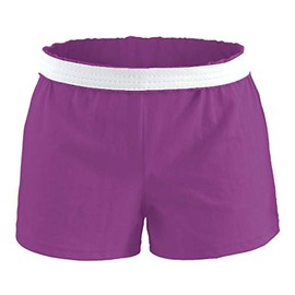Soffe Girls' Cheer Shorts (XL, Fuchsia Rose)