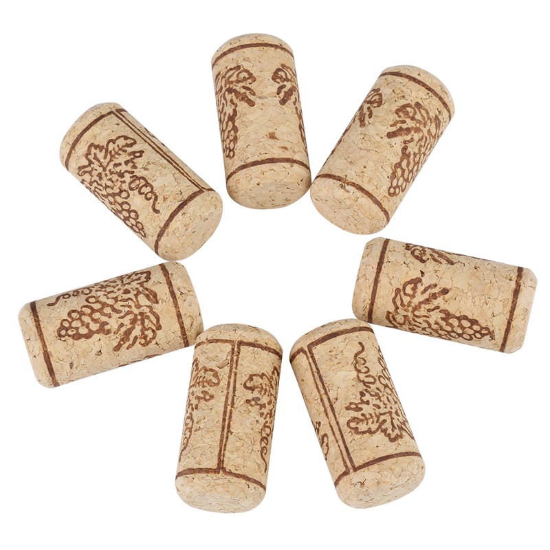 100PCS 22 *44mm Natural Cork StraightCorks Wooden Wine Bottle Stopper