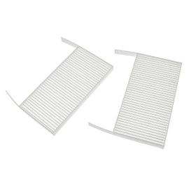 vhbw Filter Set compatible with Zehnder ComfoAir 70 Ventilation Devices - Air Filter G4 / F7 (2-Part Kit), 19 x 10 x 3 cm, White