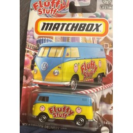 Matchbox Volkswagen Delivery Van Fluffy Stuff * CANDY Sweet Rides VW BUS