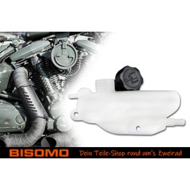 Coolant Tank Compatible with Yamaha Aerox MBK Nitro, Expansion Tank Engine Cooling, Water Tank with Sealing Cap, Scooter with Water Cooling