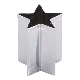 Endoshoji TKG Vegetable Cutting Die, Putty Pull, Star No. 3, Length x Width x Height, 1.4 x 1.4 x 1.8 inches (35 x 35 x 45 mm), Stainless Steel, Rust Resistant, Hygienic, Commercial Use, BPT06003