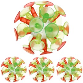 Mipcase Suction Cup Balls: Sticky Balls Suction Throwing Balls Multicolored Tossing Balls Party Toy Pool Toys Glow in The Dark
