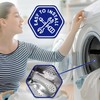 Pack of 2 drum fins for washing machine with the