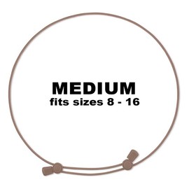 The Original Croptuck: Lightweight Adjustable Band for Crop Tops, Tucking, Cropping Oversized Tops, Layering, Shortening Dresses & No-Sew Fashion Hacks:_Cocoa - Medium