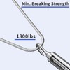 LuckIn 1/8" Stainless Steel Cable 300FT, T316 Aircraft Cable for