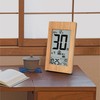 ADESSO THM-01 Digital Digital Display Bamboo Sunset Temperature Humidity Date