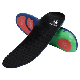 Zeba Arch Support Gel Insoles for Women - Perfect for Heel Pain and All-Day Comfort - Size 6.5