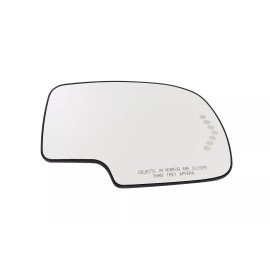 TopAlpha For 03-06 GMC Sierra Passenger Right Side Mirror Glass with Heated Signal Light