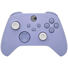 Designer Series Custom Wireless Controller for PC, Windows, Series X/S & One - Multiple Designs Available (Light Violet W/Violet Inserts)
