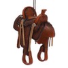Kurt Adler Resin Western Saddle Christmas Ornaments 2 Assorted