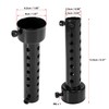 Motoforti 2 pieces 42 mm motorcycle exhaust silencer exhaust pipe