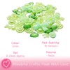 80 Mix Green Shabby Chic Resin Flatbacks - Fresh Craft