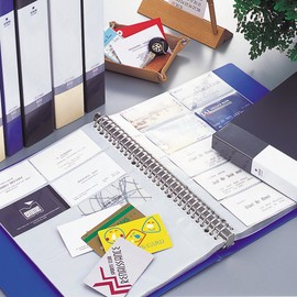 リヒトラブ 名刺ファイル 交換式 A4 30穴 300枚 黒 G8801-24