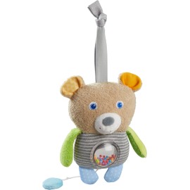 HABA 305409 Wind-Up Figure Bear Fun, Wind-Up Figure from 10 Months, Colourful