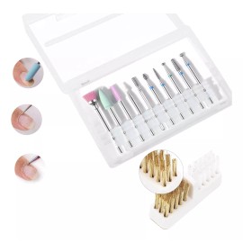 Mouyic Puntas Brocas Para Pulidor + Cepillo Afilador Y Limpieza