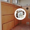 LENKRAD 6 PCS Push Button Latch Cabinet Door Catch Keyless