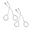 Mikinona 2Pcs Stainless Steel Partial Lash Curlers with Enhanced Grip