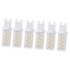 6Pcs 5W G9 46LED Bulb Dimmable Chandelier Ceiling Lamp Bulbs