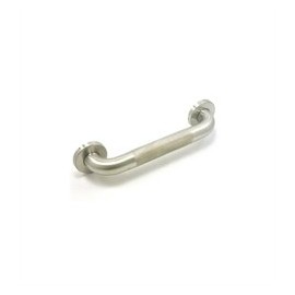 Jaclo 11416KN-SS Knurled Stainless Steel Grab Bar, 16"