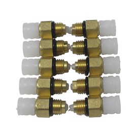 Airsusfat 10pcs Air Suspension Air Valve M8*1 for Benz W251 W164 W212 W211 W220 W221 New Air Connector Tube Brass Fittings