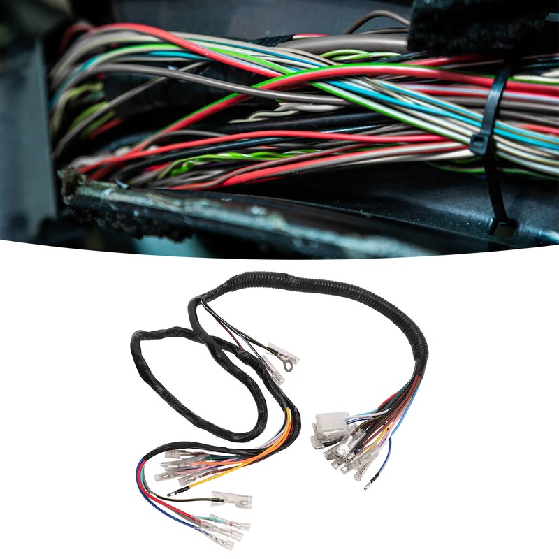 Vehicle Complete Main Electrical Wiring Harness with Connectors Automotive Replacement