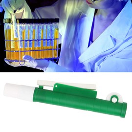 Llenador de Bomba de Pipeta Manual, Aspirador de Bomba de Pipeta de Mano Pipetas de Plástico Y Vidrio Desechables Probadores de Pipetas de Laboratorio de 10 Ml Detectores Suministros Industriales