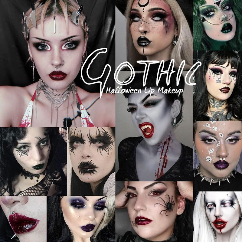 Purple Gothic Lip Gloss - Long-Lasting, Waterproof & Non-Sticky |