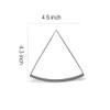 Keewah Pizza Slice Cookie Cutter, 4.5 x 4.3 inch, Stainless