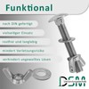 DSM - Carriage Bolts M6 x 110 mm DIN 603