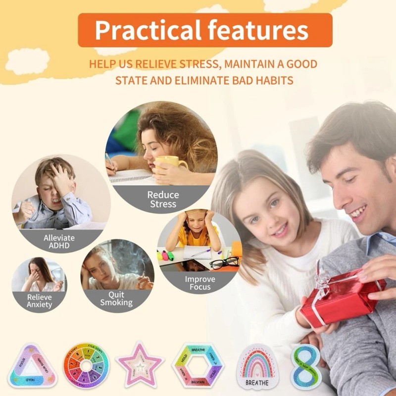 Calm Strips, Anxiety Relief Items for Mood Calming Stress Relief