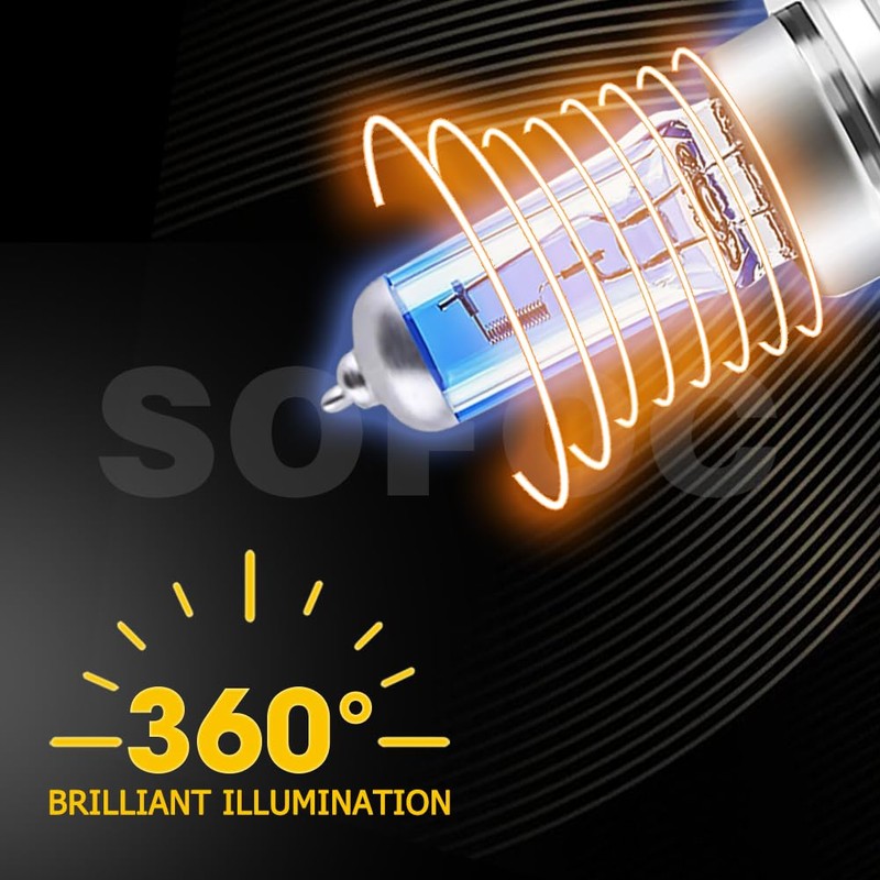 SOFOC H7 Halogen Car Headlight for High/Low Beam Lamp 24