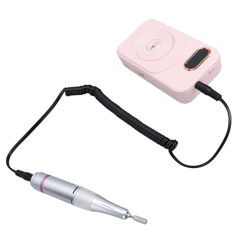 Nail Drill Machine Rechargeable Portable 0‑45000rpm LCD Display Electronic Nail