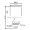 KVK Water Hammer Reducer (for mounting on top of faucet)