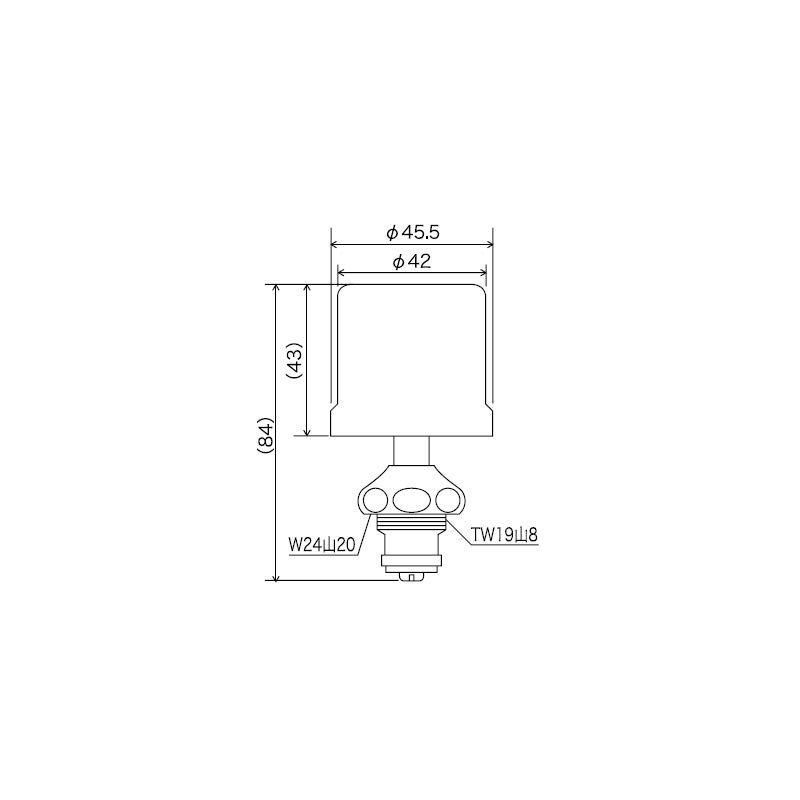 KVK Water Hammer Reducer (for mounting on top of faucet)