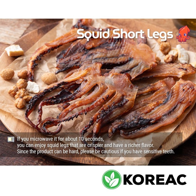 KOREAC_ Korean Food Korea Dried Squid Legs [20g * 5ea]