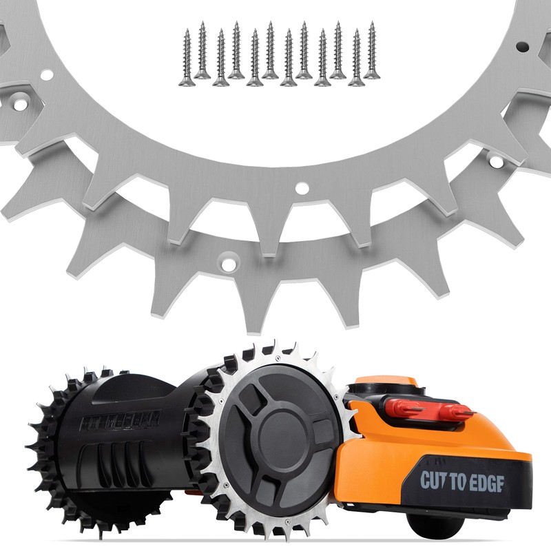 Robotic Lawnmower Spikes Traction Improvement for Worx Landroid Plus Models