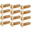 50Pcs Round Hex Socket Screw Copper Fastener Hardware Tools Industrial