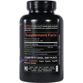 HealthFare Benfotiamine 300mg 200 Veg Capsules Fat Soluble Thiamine Vitamin B1 HealthFare