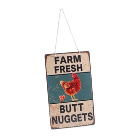 Ciieeo Vintage Rustic Wooden Farmhouse Sign Unique Chicken Coop Door Decor Classic Country Style Hanging Art for Farm Garden Easy to Hang Farmyard Welcome Plaque