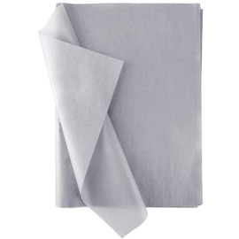 SAVITA 100 Sheets 35x50cm/14x20 inch Silver Metallic Tissue Paper, Metallic Gift Wrapping Tissue Paper for Christmas Weddings Birthday Party Showers DIY Arts Crafts