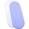 Moses Basket Fitted Sheets Baby Pack of 2 (1 Blue