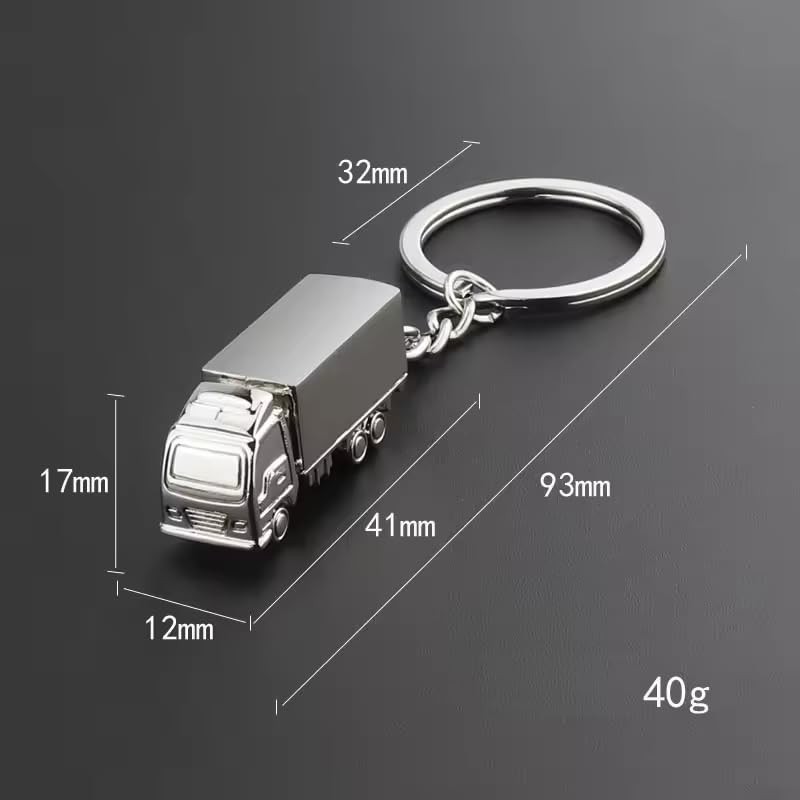 Cute Truck Keyrings Lorry Key Racks Men Car Metal Key