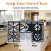 10 Pack Stove Burner Covers Double Thickness Reusable Non-Stick Heat-Resistant