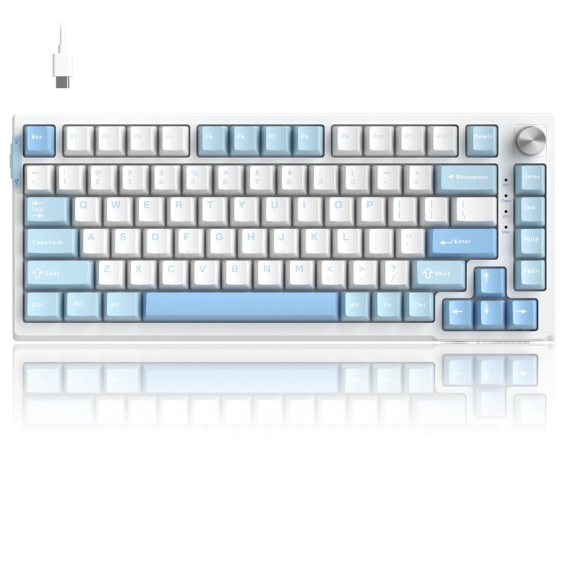 MageGee SKY81 75% Mechanical Gaming Keyboard, Hot Swappable Wired Custom