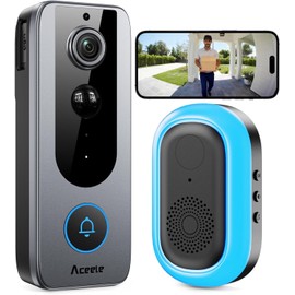 Aceele Smart Doorbell Wireless, Battery-Powered Wireless Cordless Doorbell