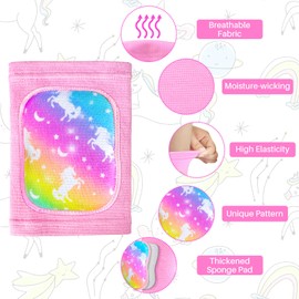 PAMAID Volleyball Knee Pads for Kids Girls, Sponge Knee Brace Breathable Flexible Elastic Knee Support for Volleyball Football Dance Skating Basketball Sports, 3-7 Years