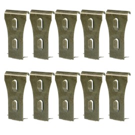 Brick Clips for Hanging Outdoors Brick Hook Clips 20Pcs Heavy Duty Brick Wall Clips Steel Brick Hanger No Drill Fits 2-1/4 to 2-2/5 Inch Bricks (Bronze-10pcs)